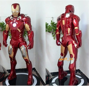 Iron Man Armor Wearable MK7 Suit EVA White Model Props Suit Wearable Handmade - Picture 1 of 5