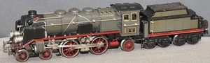 Märklin CER 65/13020 Dampflok  2'B'1 grau 20 Volt  von 1928 gut/sehr gut  Spur 0 - Picture 1 of 1