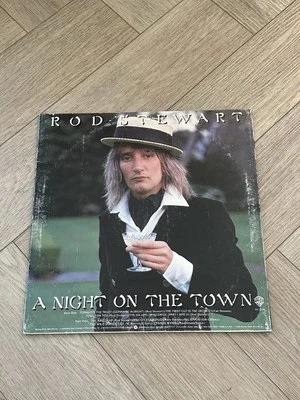 Rod Stewart A Night On The Town 1976 Record Warner Bros Records BS2938 33 LP 70s - Image 1 of 3