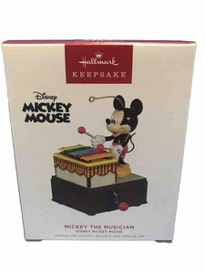 2022 Hallmark Keepsake Ornament Mickey The Musician Disney Mickey Mouse March - Picture 1 of 2