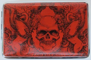 Novelty Cigarette Holder - Red Skull - Picture 1 of 7