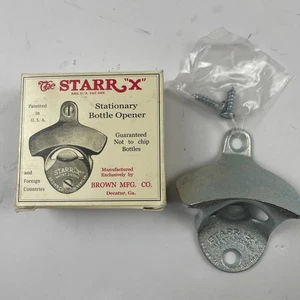 Vintage Starr X Stationary Bottle Opener Wall Mount USA - Picture 1 of 7