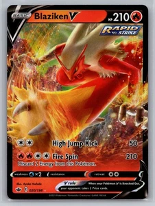 Pokemon Blaziken V Holofoil 020/198 Ultra Rare SWSH06: Chilling Reign Near Mint - Bild 1 von 2
