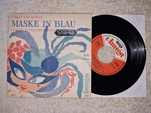 Fred Raymond - Maske in blau    Vinyl Single Amiga Stereo Label rar - Imagen 1 de 1