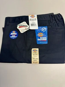 Dickies Boys Flat Front Short with Extra Pocket, Dark Navy - Picture 1 of 5