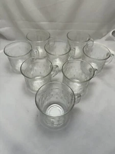 Juego de 8 tazas de té planas de tejido de cesta de colección Fortecrea México 8 oz raro *825 - Imagen 1 de 8