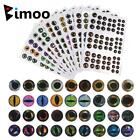69/183pcs Assorted Holographic 3D Fish Eyes for Fly Tying Streamers Baitfish DIY