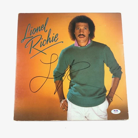 LIONEL RICHIE signed self-titled LP Vinyl PSA/DNA Album autographed Cover