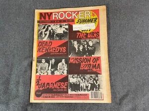New York Rocker Magazine NY July 1981 Punk Rock Dead Kennedys Nico DB's PIL - Picture 1 of 6