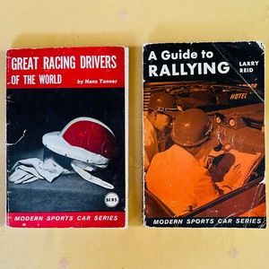 2 Sports Car Press, Ltd. Paperbacks Guide To Rallying & Great Racing Drivers - Imagen 1 de 4