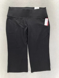 LIVI Active Yoga Capri Pants Women's 14/16 High Waist Signature Stretch Black - Picture 1 of 12