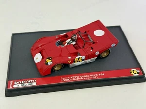 1:43 Rare !! BRUMM FERRARI 312 PB #24 Ignazio GIUNTI 1000km Buenos Àires 1971 - Foto 1 di 4