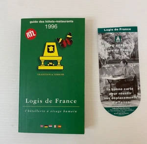 Logis De France 1996, Vintage Hotel - Restaraunt Map Guide Book - 6 Languages - Picture 1 of 8