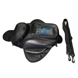 Motorcycle Magnetic Tank Bag GPS Phone Holder Waterproof Pouch Shoulde Bag  - Picture 1 of 11