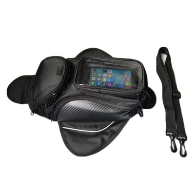 Motorcycle Magnetic Tank Bag GPS Phone Holder Waterproof Pouch Shoulde Bag  - Image 1 of 4