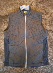 Callaway Mens Vest Weather Series Medium Blue Swing Tech Navy Blue - Picture 1 of 5