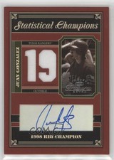 2004 Donruss Timeless Treasures Number Signature /19 Juan Gonzalez #SC-43 Auto