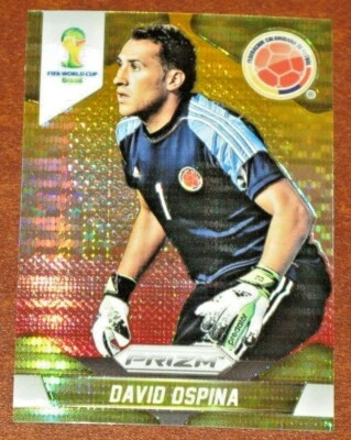 2014 Prizm World Cup David Ospina Yellow & Red Pulsar Prizms Colombia - Image 1 of 2