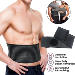 Umbilical Hernia Belt Brace Abdominal Binder Navel Belly Button Support Sport UK - Picture 1 of 17