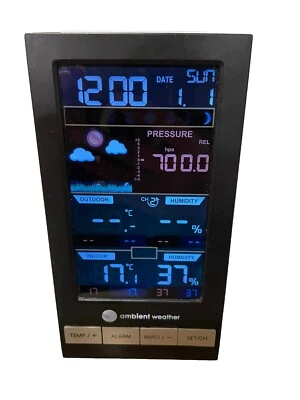 WS-2801A Advanced Wireless Color Forecast Station w/Temperature, Humidity - Image 1 of 4