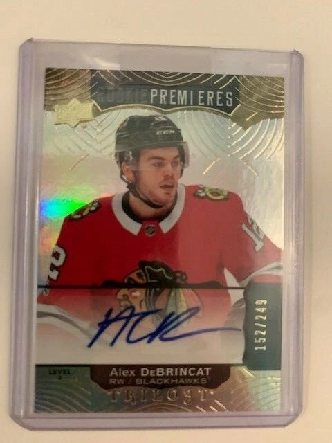Alex Debrincat 2017-18 UD Trilogy Rookie Premieres Level 2, 152/249 #101 - Image 1 of 1