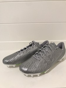 gray football cleats