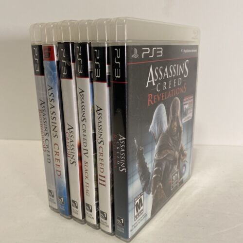 PS3 Assasins Creed Lot - used - good condition