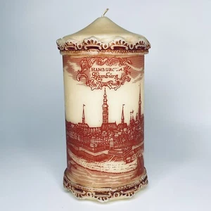 Vintage Hamburgum Wachskunst Kerze - Hamburg, Germany, 17 cm x 9 cm, Neu - Bild 1 von 14