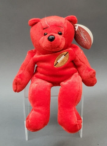 "Super Joe" Joe Montana Red  8" Beanie Bear 1633 Reggie Jackson's career set Cover