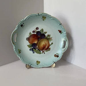 Amzo Evelyn Plate with Fruit and Handles 10.5" - Picture 1 of 6