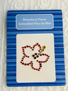 Rhinestone Flower Press-on Applique - Picture 1 of 1