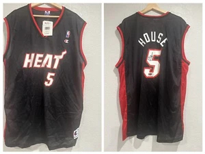 Eddie House Miami Heat Champion Vintage Basketball Jersey Signed #130/325 48 XL - Picture 1 of 11