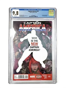 Captain America #25 CGC Grade 9.8 Falcon Sam Wilson 1. Auftritt als Captain Am - Bild 1 von 4