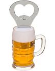 Flaschenöffner Bieröffner »Bierglas« mit Magnet für Partykeller Hausbar Küche