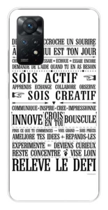 Coque en silicone imprimée compatible Xiaomi Redmi Note 11 Pro Plus 5G Citation - Picture 1 of 3