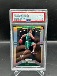 2019-20 Panini Prizm CARSEN EDWARDS RC Rookie Silver Prizm PSA 8 - Picture 1 of 2