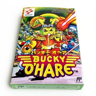 BUCKY 'HARE - Empty box replacement spare case for Famicom game Konami - Image 1 of 4