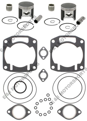 1994 1995 Arctic Cat EXT 580 SPI Pistons Gasket Kit Bearings Top End Rebuild Std - Image 1 of 4