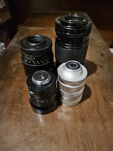Camara Lens Lot Vivitar, Hoya, Kalt, Soligar, Minolta, Kodak, And Fuji - Picture 1 of 20