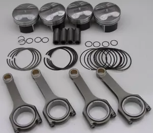NIPPON RACING RSX PISTONS SCAT H-BEAM RODS ARP 86MM STD PRB TYPE S K20A2 - Picture 1 of 2