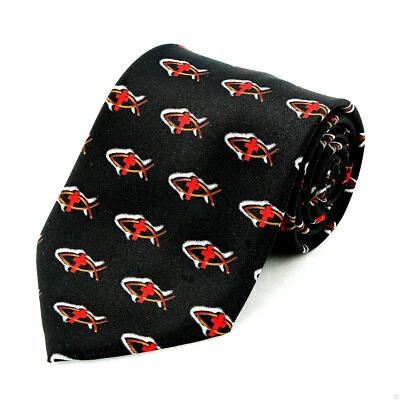 Corbata para hombre The Cross Within cristiana religiosa Jesús pez corbata negra  Foto 1 de 2