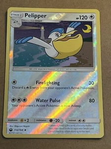 2018 POKEMON - CELESTIAL STORM - PELIPPER REVERSE HOLO 112/168 - Picture 1 of 2