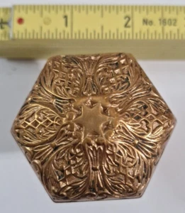 Stern Antik Vintage Messing Bronze Türknauf Jugendstil Viktorianisch - Bild 1 von 6