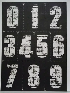 Fabric Screen Printing System Numbers 1 Screen NIP - Picture 1 of 3