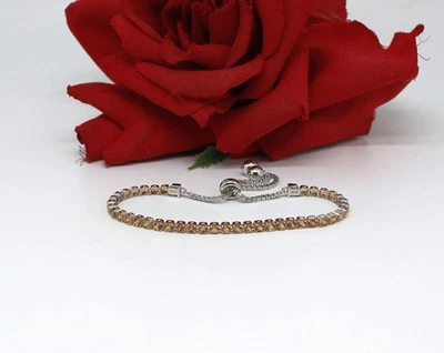 Серебро JTV новый без ЯРЛЫКОВ цитрин Bolo 5.35g браслет CAT спасения - Изображение 1 из 2