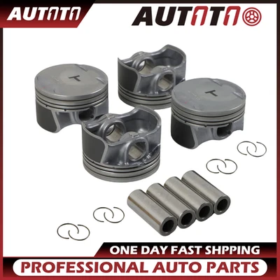 1 Set Pistons Rings 23410-2G401 For 2009-2023 Hyundai Kia Optima 2.0T G4KH Foto 1 de 4