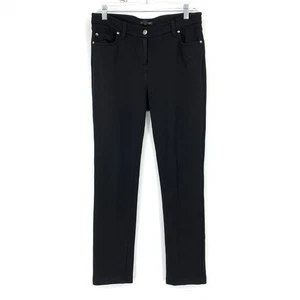Eileen Fisher Damen-Freizeithose schmales Bein Größe 4 schwarz Tencel-Mischung - Bild 1 von 6