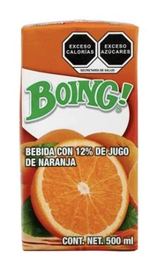 Jugo Boing Naranja | Jugo Mexicano Auténtico Naranja 500 ml Pack de 6 - Imagen 1 de 5