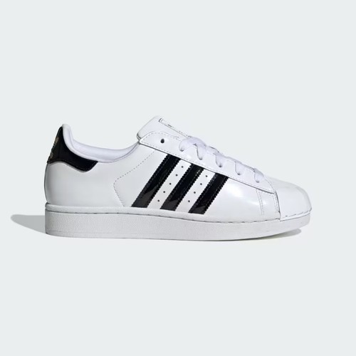 Scarpe Adidas Originals Superstar II JS4010 Cloud White Core nero oro metallizzato
