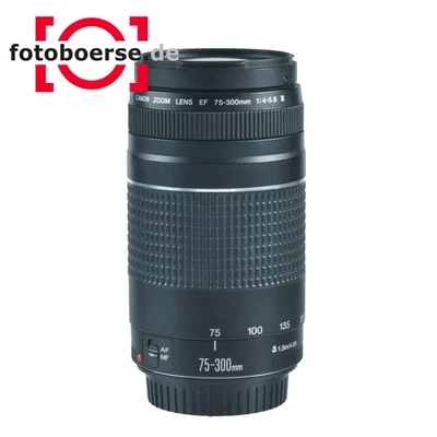 Canon 75-300mm F/4.0-5.6 III EF Zoom Lens (S0302) - Image 1 of 4